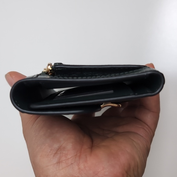 Coach Morgan CP244 Slim Wallet Gold/Amazon Green (Last One) - Picture 7 of 12